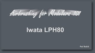 Iwata LPH80 Mini Spray Gun [upl. by Nomed]