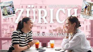 Visiting Bela Padilla in Switzerland Food Trip Urban River and Lake Swimming in Zürich  Kim Chiu [upl. by Wallache]