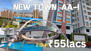 Ready to move flat for sale in Newtown  2 amp 3 bhk  GLS RUPOSHI BANGLA [upl. by Latashia]