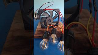 Free Electricity 15000W Generator with Speaker and DC Colling Fan 220V Electronic Project [upl. by Ventura]