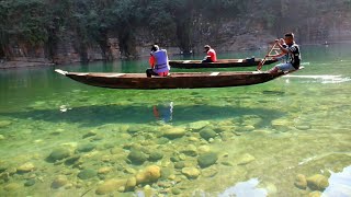 Meghalaya Dawki  Umngot River  Boating must [upl. by Hafital]