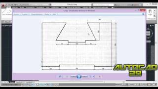 AutoCAD 2014  Ejercicio 1  Líneas y medidas [upl. by Cletis464]