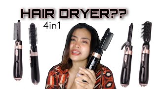 BEAUTY SONIC 4 in 1 haircomb  Multifunctional Hair Dryer  UNBOX  REVIEW  Mommy Mean  Tagalog [upl. by Annasus504]