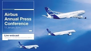 Annual Airbus press conference 2014  uncut version [upl. by Lathrope]