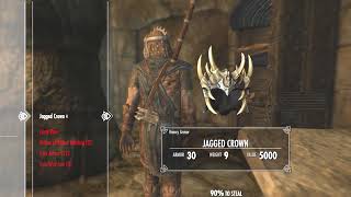 Skyrim  Getting The Jagged Crown StormcloakNo Faction Methods [upl. by Grimaldi]