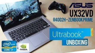 ASUS UX32VD Unboxing amp Hands On  DAS Gaming Ultrabook  GERHD [upl. by Fredelia891]