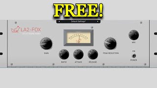 Cool New FREE Opto Compressor VST Plugin  LA2FOX  Lotus Sound  Review Demo [upl. by Ellynad]