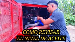 COMO REVISAR EL ACEITE DEL MOTOR DE MI MOTOTAXI [upl. by Jamin498]