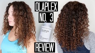 Trying Olaplex No 3 on Damaged Curly Hair  Does it Really Work [upl. by Aibun]