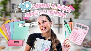 10 CHOSES À FAIRE AVANT LA RENTRÉE 🏫 Ep 1 Back to school 2023 [upl. by Sigismundo]