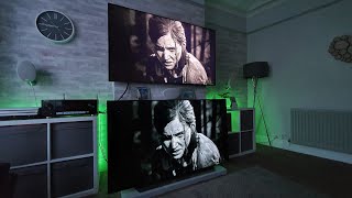 LG CX OLED vs 8K QLED gaming testThe Last Of Us Part 2PS4 Pro [upl. by Esahc]