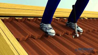 02 INSTALLATION VIDEOS GERARD ROOFING SYSTEMS EUROPE  TILE LAYING [upl. by Lacsap]