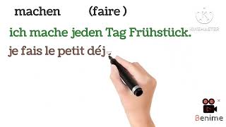 20 verbes les plus utilisés en allemand avec un exemple de phrases [upl. by Terrance518]