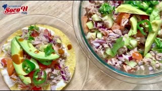 Ceviche de Atún  Receta Economica Fácil y Deliciosa [upl. by Arraeic351]