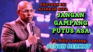 PENGHARAPAN PS BILLY LANTANG [upl. by Llenram]