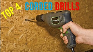 Top 4 Best Corded Drills Reviews  The 4 Best Corded Drills in Buying Guide  20222023 [upl. by Ut]