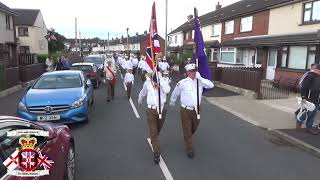 Cookstown Grenadiers FB Arriving  Derryloran Boyne Defenders FB Parade 2024 [upl. by Yerroc615]