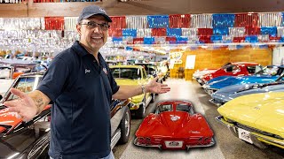 Corvette Collection For Sale  Greg Grams Personal Collection  25 C2 Corvettes at Volo Auto Museum [upl. by Egon]