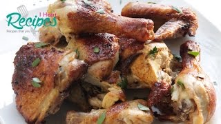 Simple Roast Chicken  I Heart Recipes [upl. by Sabra337]