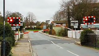 Furze Platt Level Crossing Berkshire [upl. by Eberly]