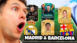 WL COM O TIME DO BARCELONA E REAL MADRID FICOU APELÃO DEMAIS 🔥🔥 EA FC 25 ULTIMATE TEAM [upl. by Issim]