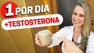 SÓ 1 por DIA para AUMENTAR TESTOSTERONA Naturalmente Mais Saúde e Mais Energia [upl. by Novi]