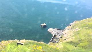 Alderney Airport full approach and landing Aurigny Air Channel IslandsTrislander [upl. by Leyameg248]