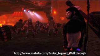 Brutal Legend Walkthrough  Mission 2 Exploited in the Bowels of Hell Part 5 [upl. by Iznekcam]