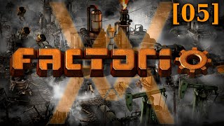 Прохождение Factorio 10  Рельсовый мир 05  Медь и сталь [upl. by Ingunna]