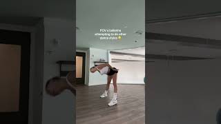 pov you’re trying to do other dance styles 🤸🏻‍♀️ credits to nataliedances dance [upl. by Ecerehs]