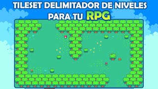 Cómo Hacer Tilesets Pixel Art Delimitador RPG 🌳 [upl. by Atilal]