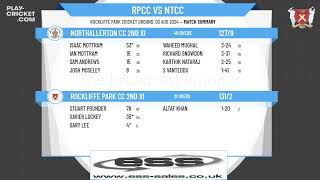 Rockliffe Park CC 2nd XI v Northallerton CC 2nd XI [upl. by Shetrit]