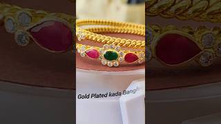 Gold plated Kada Bangles with just 6 gms of 24 Karats Gold [upl. by Nomled]