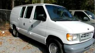 2002 FORD ECONOLINE E150 CARGO VAN FOR SALE RAVENEL FORD SOUTH CAROLINA [upl. by Tenaj350]