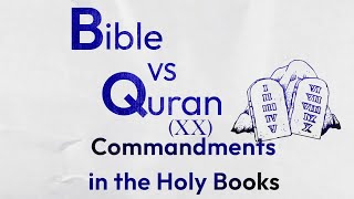 Bible VS Quran  The Ten Commandments  Islam VS Christianity Debate [upl. by Lyj527]