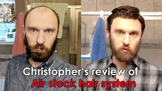 Lordhair Customer Review of Air A Men’s Swiss Lace Hair Replacement System [upl. by Nnyletak]