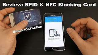 Review MakakaOnTheRun RFID Blocking Card [upl. by Lebatsirhc]