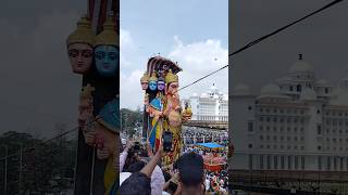 Indias tallest ganesh immersion ganpati ganesh ganpatibappamorya shorts [upl. by Amled]