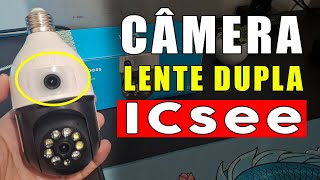 COMO CONFIGURAR CAMERA LÂMPADA 2 LENTES IP WI FI LEBOSS LB CA217 [upl. by Aiz]