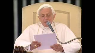 Benedetto XVI spiega San Tommaso ed il rapporto inscindibile fra fede e ragione [upl. by Marilin139]