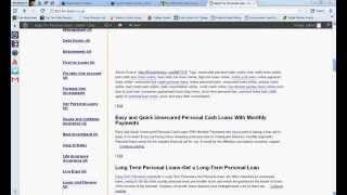 Instant Online Personal Loans Bad CreditGuaranteed Unsecured Loans [upl. by Aihsotan]