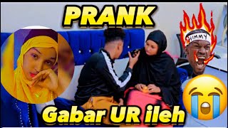 PRANK Gabar ur ileh Anuush naxdinta adunka [upl. by Eidac]