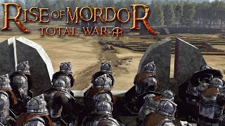 A BRUTAL Wall DEFENSE In Middle Earth  2v2 Siege  Total War Rise of Mordor [upl. by Burnard]