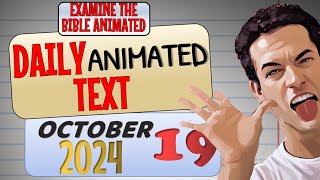 JW DAILY ANIMATED TEXT 🔵 BEWARE OF MOCKERS ✅ EXAMINE THE BIBLE ANIMATED [upl. by Ennahs512]