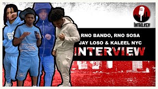 The RNO Sosa RNO Bando Kaleel NYC amp Jay Loso Interview Talks quotMoviequot how they met and more [upl. by Tripp]