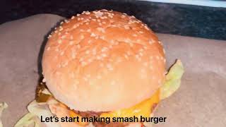 SMASHED BURGERSSMASH BURGER SAUCE SMASH BURGERS AT HOME [upl. by Keavy579]