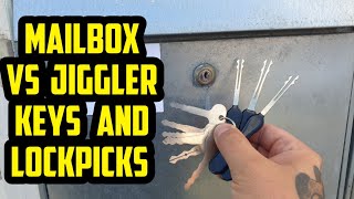 9 Mailbox VS Jigglerkeys And Lockpicks [upl. by Groome645]