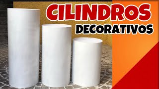 CILINDROS Decorativos para fiestas [upl. by Odie]