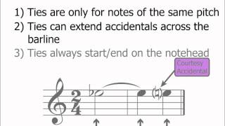 Slurs and Ties Explained  Music Theory [upl. by Nihi]