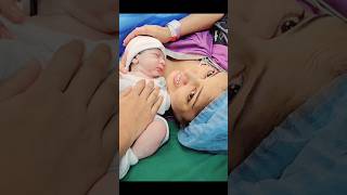 Birth Vlog 👶🥰😍 shorts ytshorts youtubeshorts [upl. by Ihcekn]